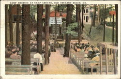 Camp Meeting at Camp Ground Postcard