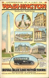 Impressions of a Visit to Washington Postcard