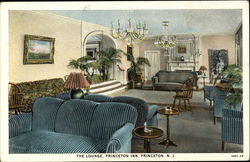 The Lounge, Princeton Inn New Jersey Postcard Postcard