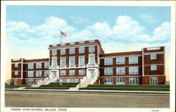 Forest High School Postcard