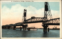 Hawthorne Bridge Postcard