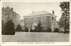 Dr. Clarke's Residence, "Greystone" Pine Bluff, AR Postcard Postcard