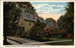 Harriet Beecher Stowe Residence Postcard