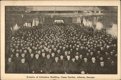 Knights of Columbus Building, Camp Gordon Postcard