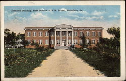 Academic Building, First District A. & M. School Statesboro, GA Postcard Postcard