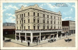 Holland Hotel at 4th and B Streets Postcard