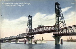 Hawthorne (Madison) Bridge Postcard