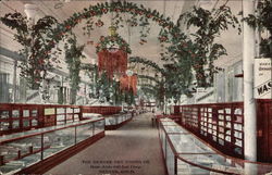 The Denver Dry Goods Co. Main Aisle 400 feet long Postcard