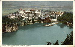 Lake Mohonk House from Sky Top Path New Paltz, NY Postcard Postcard