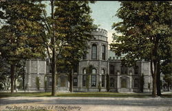 U.S. Military Academy - The Library West Point, NY Postcard Postcard