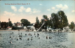 Bathing Beach, Olcott Beach Postcard