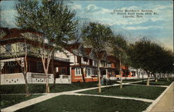 Pretty Residence Section, C Street East from 19th Street Lincoln, NE Postcard Postcard