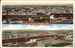 Medicine Hat from the Hill Alberta Canada Postcard Postcard