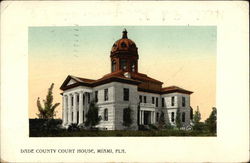 Dade County Court House Postcard