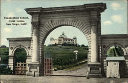 Theosophist School, Point Loma Postcard