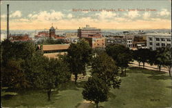 Bird's-eye View from State House Postcard