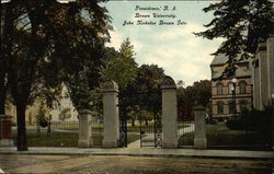 John Nicholas Brown Gate at Brown University Postcard