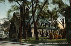 Trinity Episcopal Church Pawtucket, RI Postcard Postcard