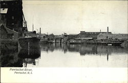 Pawtucket River Rhode Island Postcard Postcard