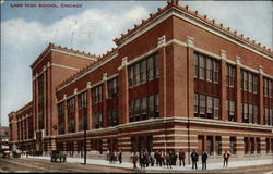 Lane High School Chicago, IL Postcard Postcard