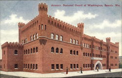 National Guard of Washington - Armory Postcard