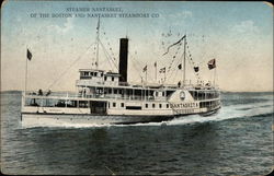 Steamer "Nantasket" of the Boston and Nantasket Steamboat Co Postcard