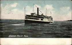 Steamer Mount Hope Steamers Postcard Postcard