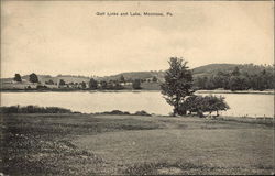 Golf Links and Lake Postcard