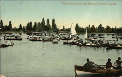 Water Scene near the Island Postcard