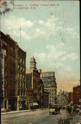 Exchange Street, Looking Toward State Street Rochester, NY Postcard Postcard