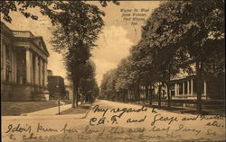 Wayne Street West from Webster Fort Wayne, IN Postcard Postcard