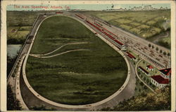 The Auto Speedway Atlanta, GA Postcard Postcard