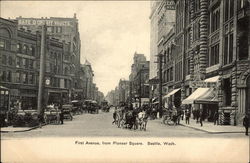 First Avenue, from Pioneer Square Seattle, WA Postcard Postcard