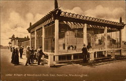 A Park of Woodland Park Zoo Seattle, WA Postcard Postcard