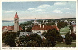 Cornell University - The Campus from Sage Tower Postcard