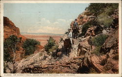 Grand Canyon National Park - On Hermit Trail Postcard