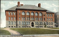 English High School, Central Hill Park Postcard