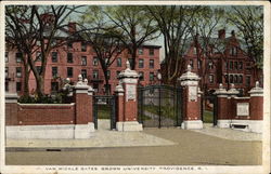 Brown University - Van Wickle Gates Postcard