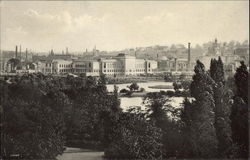 The Present Museum Seen from the Fenway - Museum of Fine Arts Boston, MA Postcard Postcard