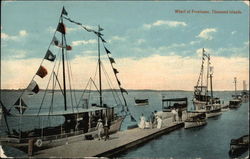 Wharf at Frontenac Postcard