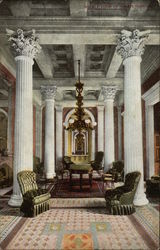 Marble Room of Senate, U.S. Capitol Postcard