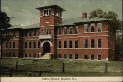 Public School Postcard