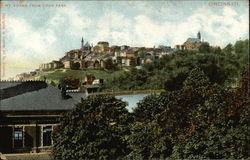 Mt. Adams From Eden Park Cincinnati, OH Postcard Postcard