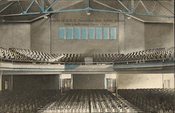 Interior of E.C.T. Convention Hall Postcard