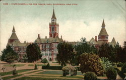 State Hospital for the Insane - Rear View Napa, CA Postcard Postcard