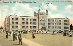 Oklahoma City High School Postcard