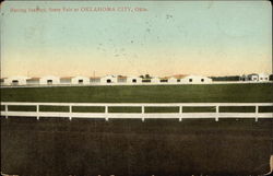 State Fair - Racing Stables Postcard