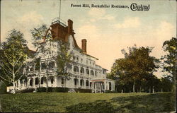 Forest Hill - Rockefeller Residence Postcard