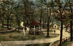 Spring Park Surrounding Main Spring Postcard