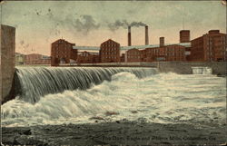 The Dam, Eagle and Phenix Mills Columbus, GA Postcard Postcard